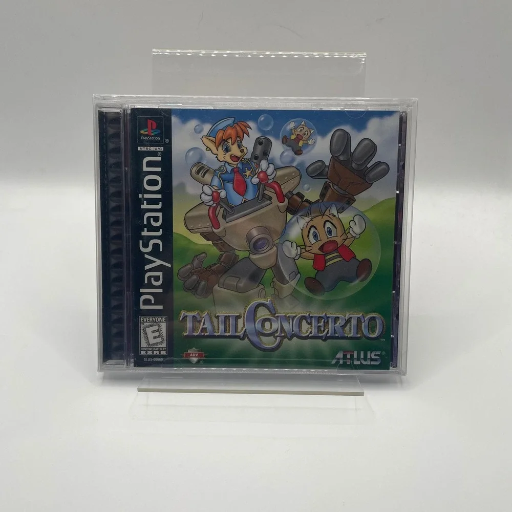 Tail Concerto Sony PlayStation PS1‎ Atlus 1999 CIB Complete